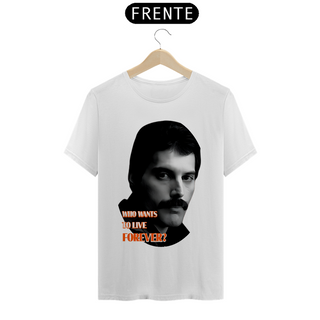 Camiseta Freddie Mercury Branca | Coleção Faces e Frases | Urban Scars