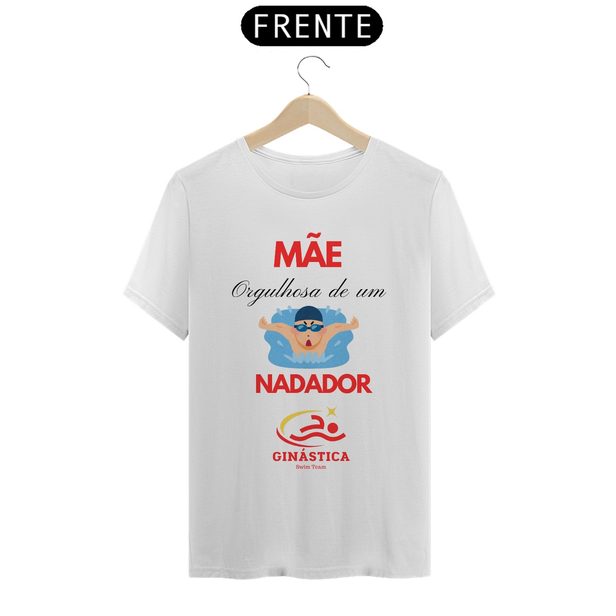 Nome do produto: Camiseta Mãe Nadador