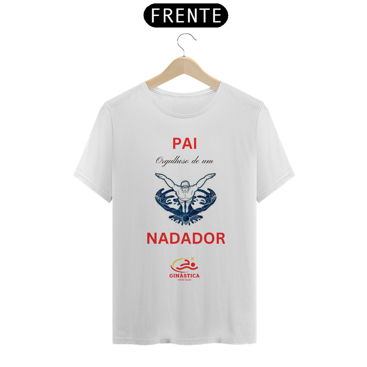 Nome do produto: Camiseta Pai Nadador