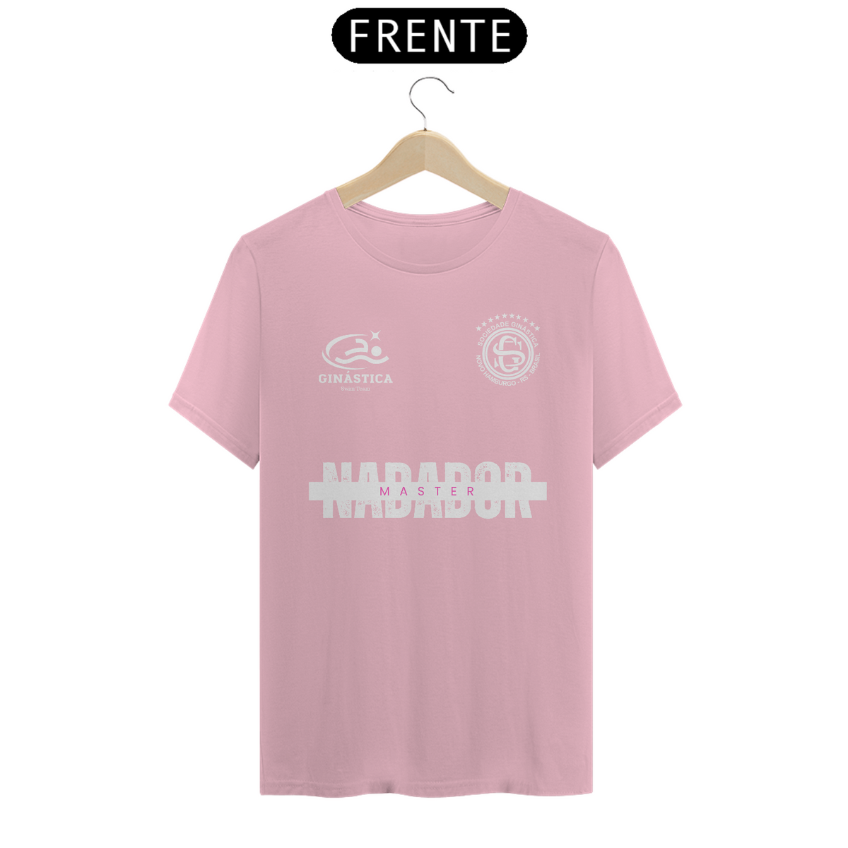 Nome do produto: Camiseta Nadador Master Rosa