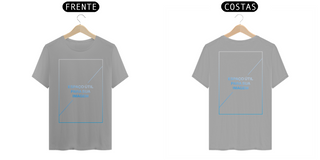 Nome do produtoT-Shirt Personalizável - Uniforme Imagem - FRENTE e COSTAS