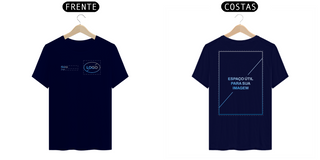Nome do produtoT-Shirt Personalizável - Uniforme Nome + Logo + Cargo