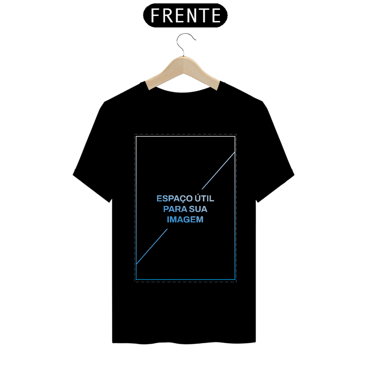 Nome do produto: T-Shirt Personalizável - Uniforme Imagem - FRENTE