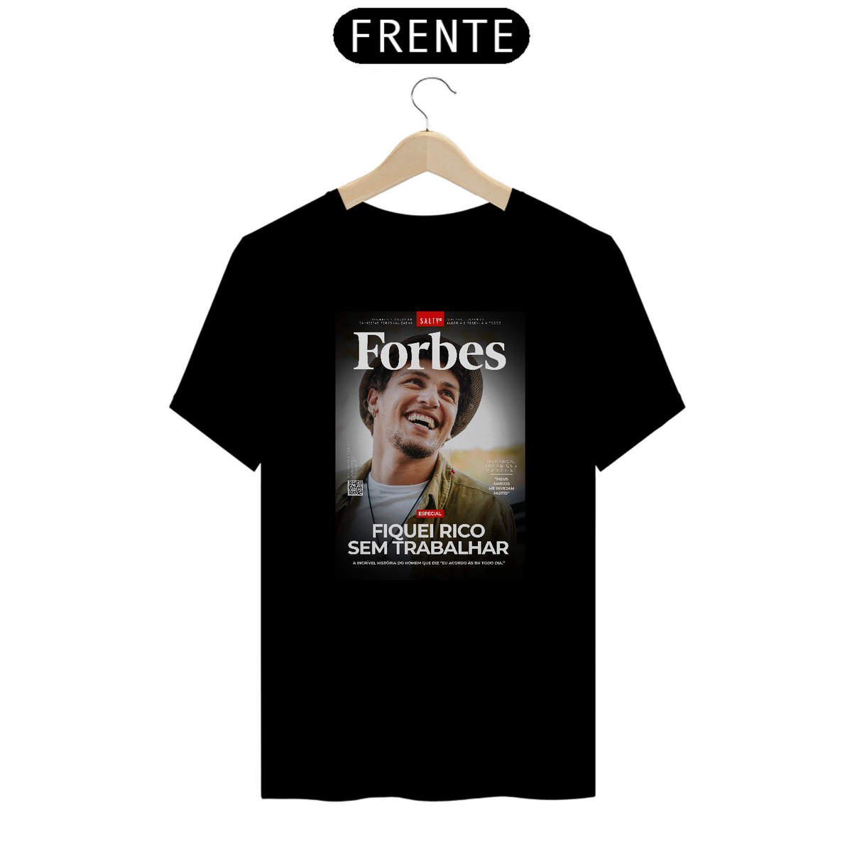 Nome do produto: T-Shirt Personalizável - Capa Revista Forbes 2