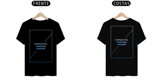 T-Shirt Personalizável - Uniforme Imagem - FRENTE e COSTAS