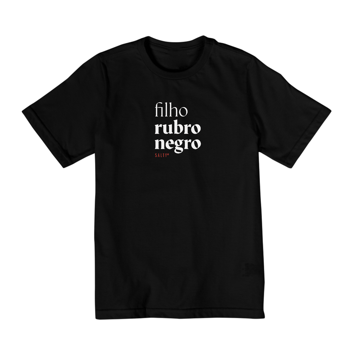 Nome do produto: Camiseta Inf. Filho rubro negro