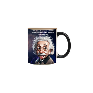 Nome do produtoCANECA MÁGICA EINSTEIN REFLEXIVO - ESTUPIDEZ 