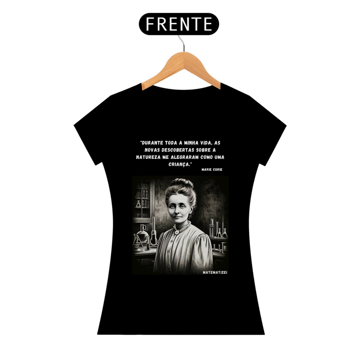 Nome do produto: BABY LOOK MARIE CURIE