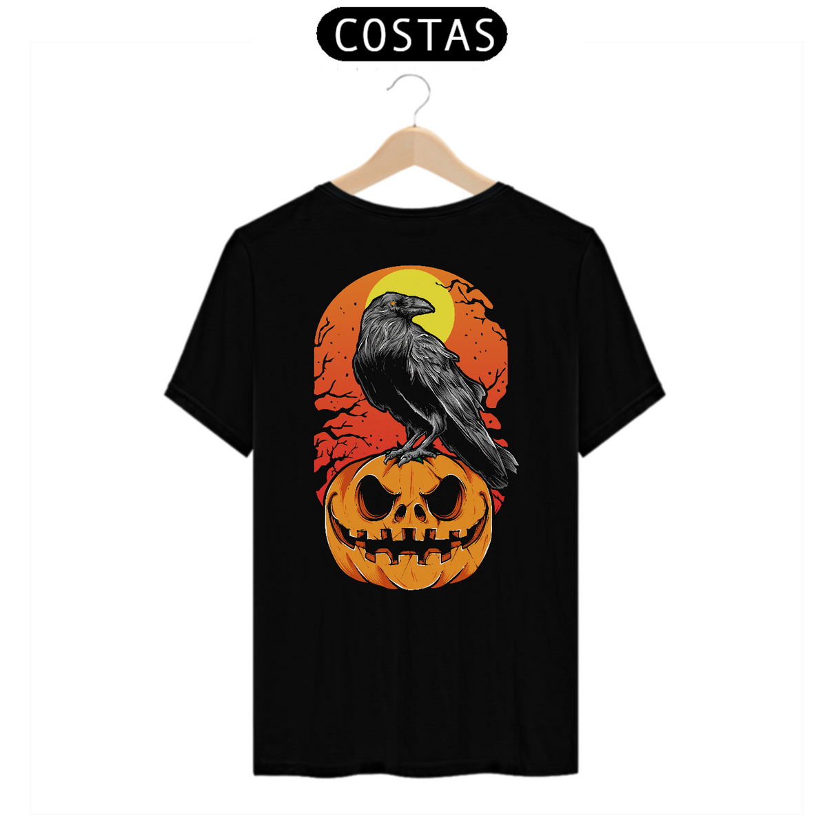 Nome do produto: Camiseta o corvo