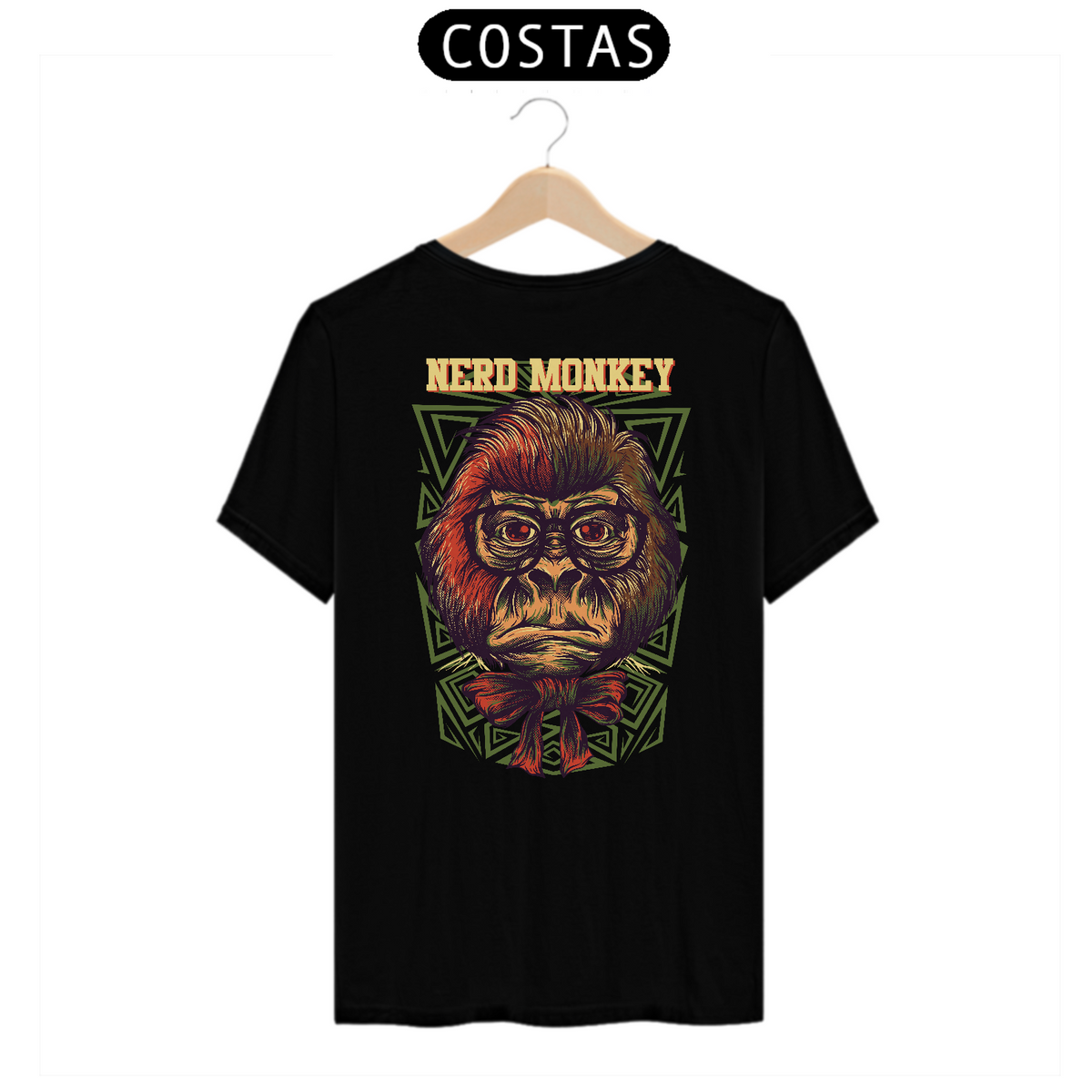 Nome do produto: Camiseta Nerd Monkey