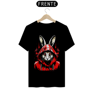 Camiseta terrorando oelho com capuz vermelho