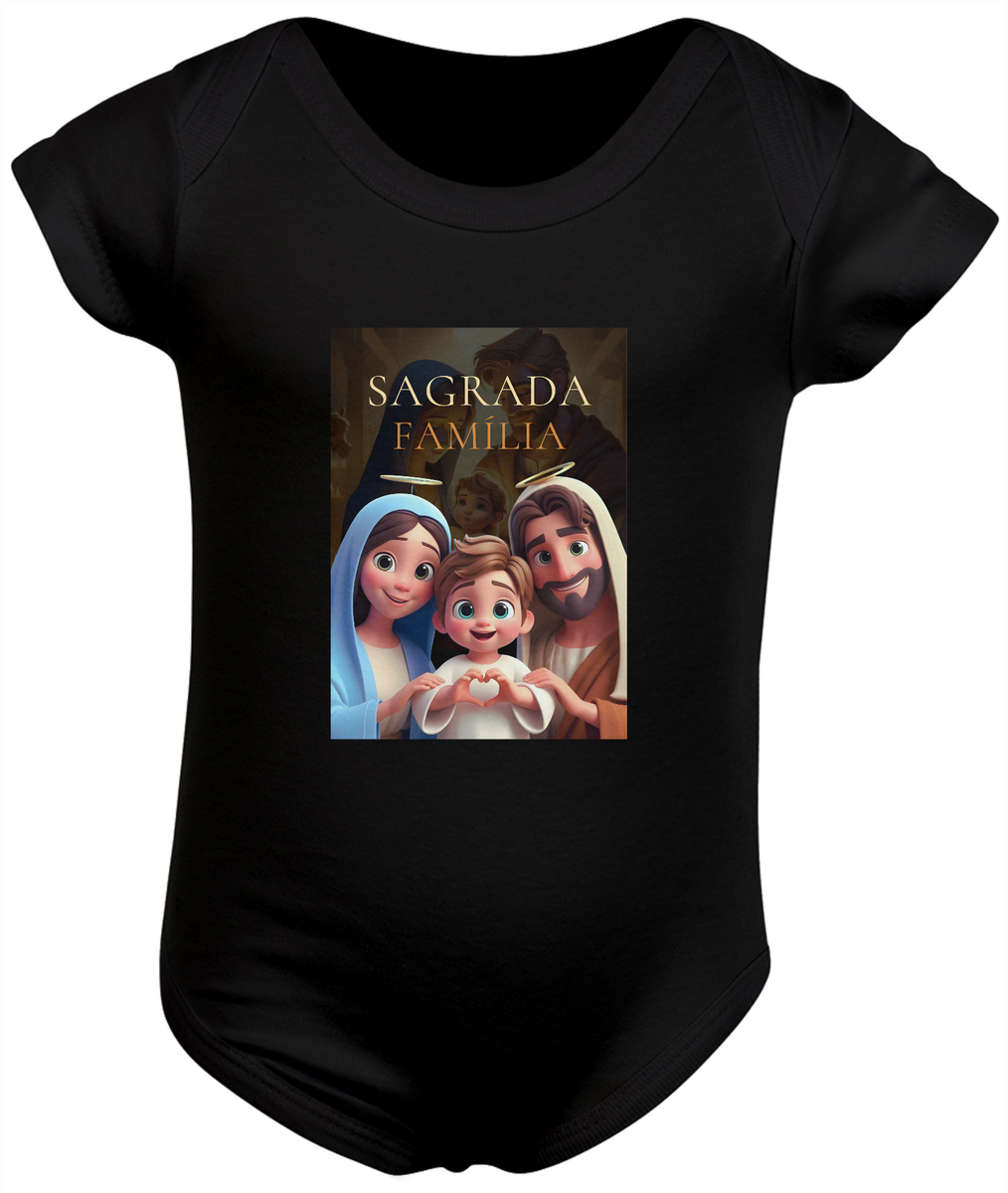 Nome do produto: Sagrada Família - Body Infantil