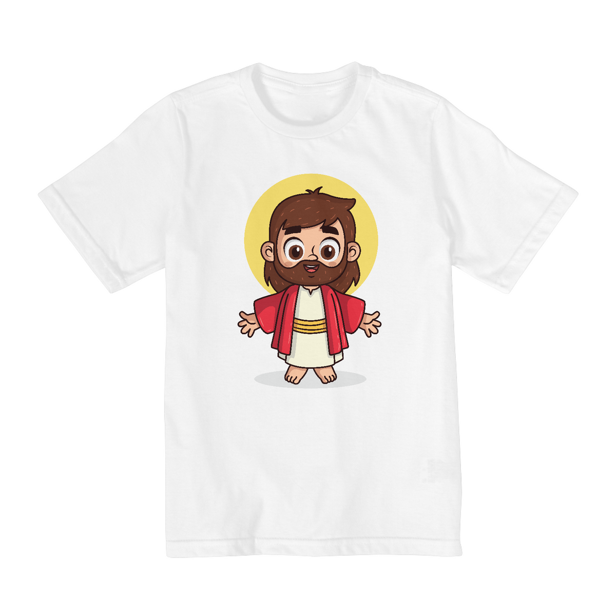 Nome do produto: Camisa Infantil Jesus Cristo - (2 A 8 anos)