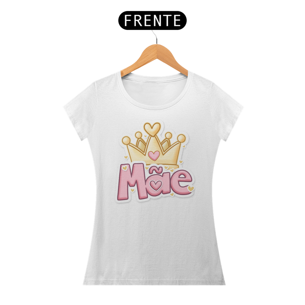 Nome do produto: Mãe de Menina - Camiseta Feminina