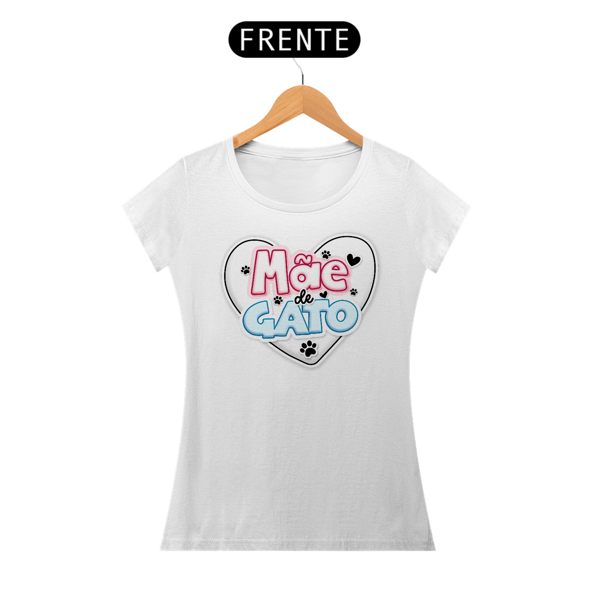 Nome do produto: Mãe de Gato - Camiseta Feminina