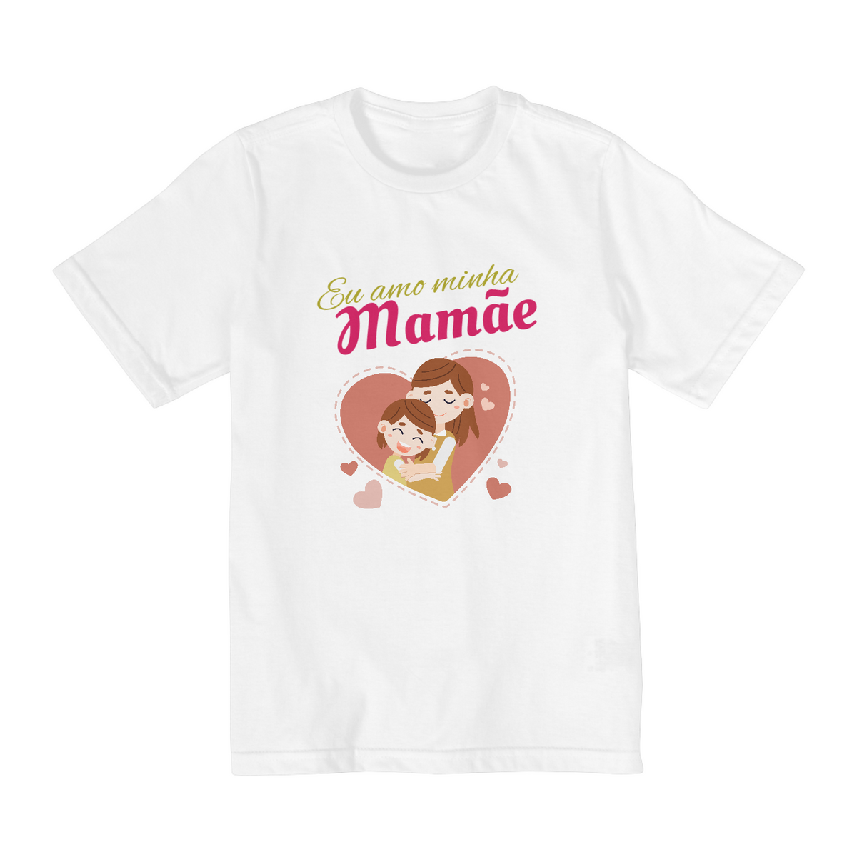 Nome do produto: Camisa Infantil - Eu amo minha Mamãe (10 A 14 anos)