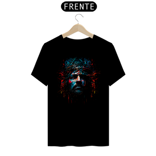 Camisa - Jesus Cristo - Camiseta - Unisex - Premium (Cor Preta) Download da Arte