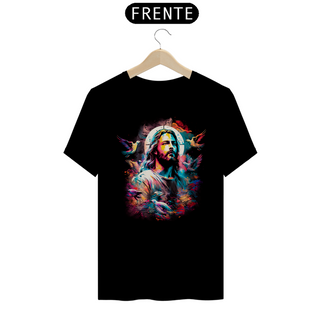 Nome do produtoCamisa - Jesus Cristo - Camiseta - Unissex - Premium (Cor Preta)