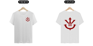 Camisa Simbolo Rei Vegeta (Saiyajins) FRENTE E COSTAS
