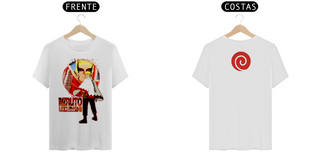 Camisa Naruto Uzumaki (Frente e Costas)