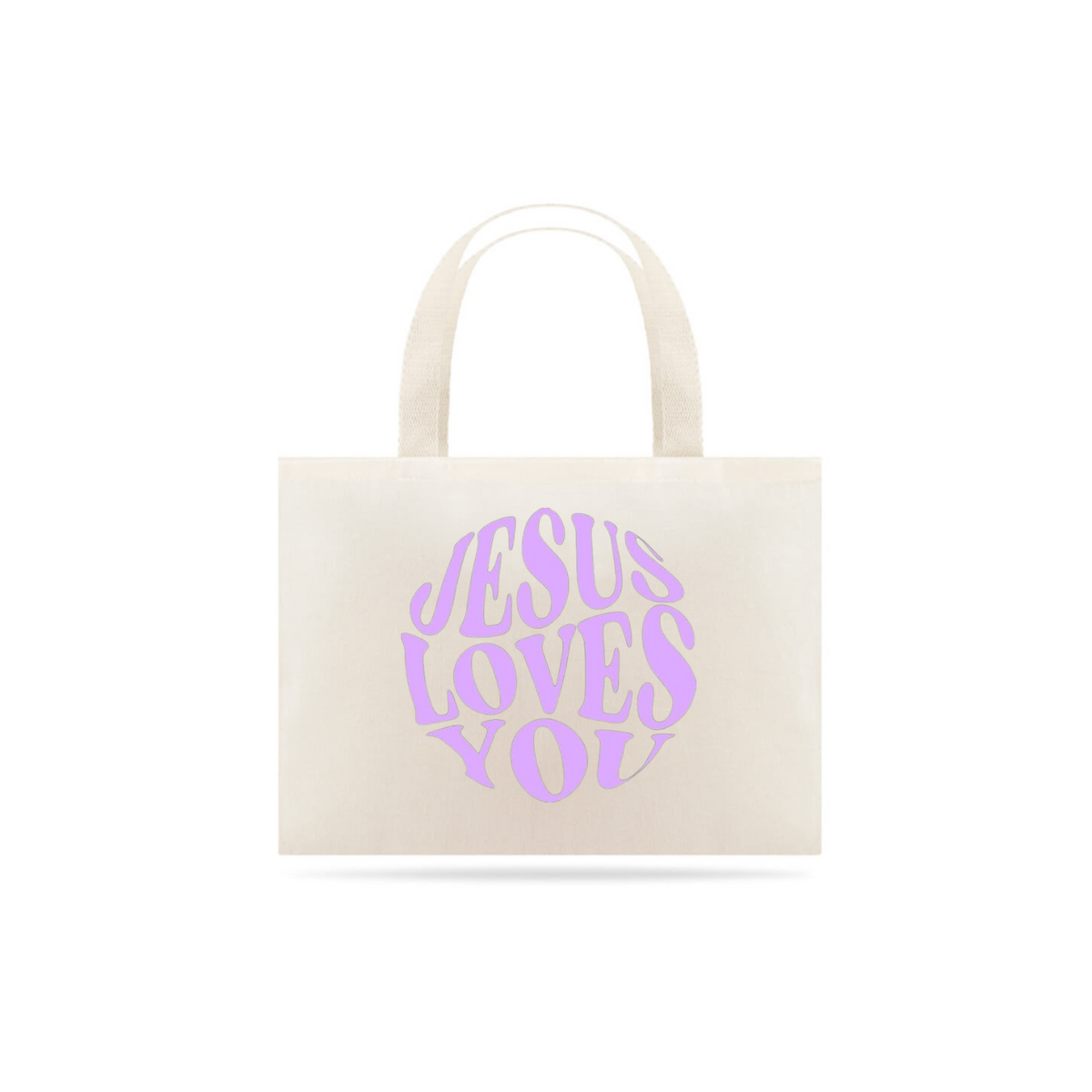 Nome do produto: Ecobag Jesus Loves You