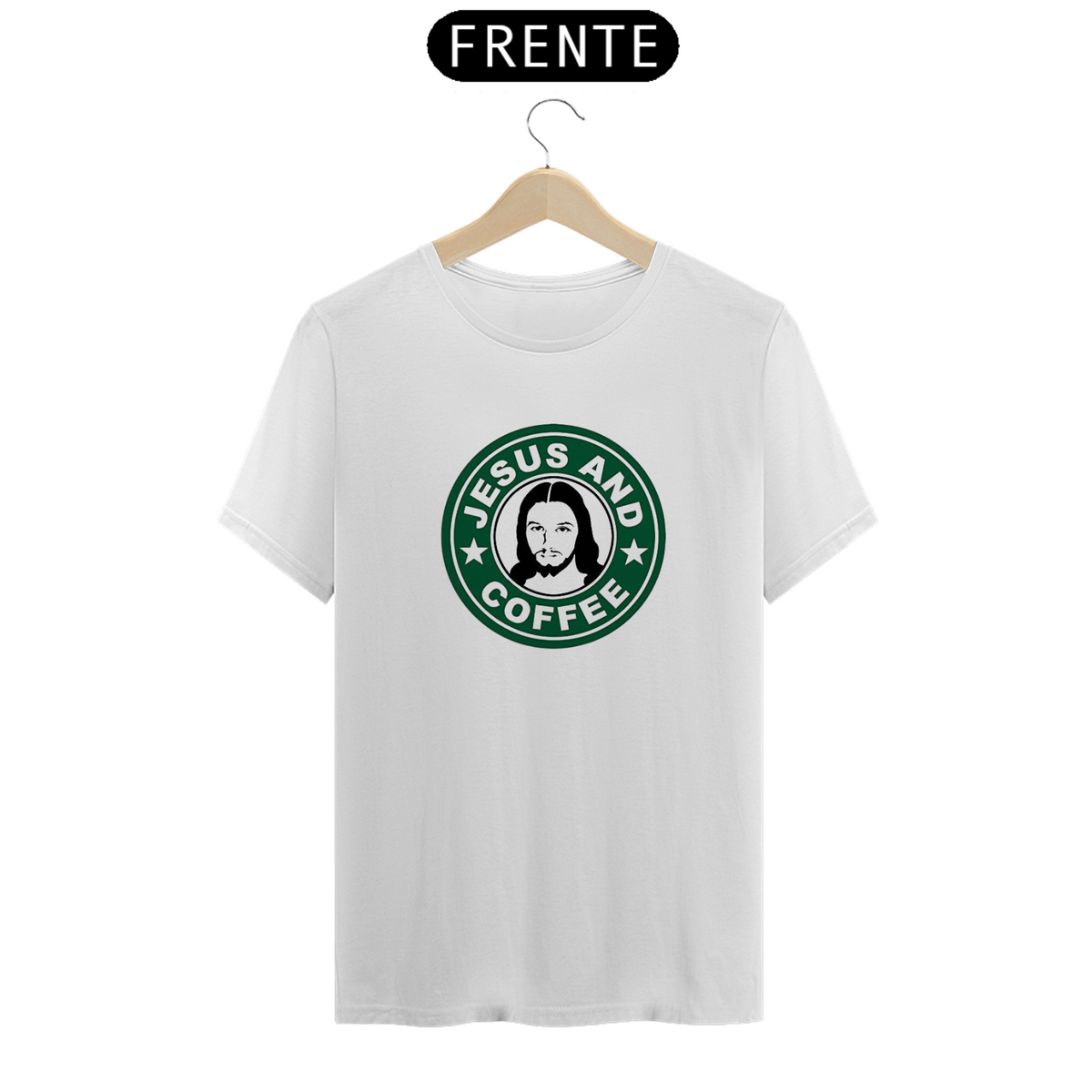 Nome do produto: Camisa Basic Jesus and Coffee