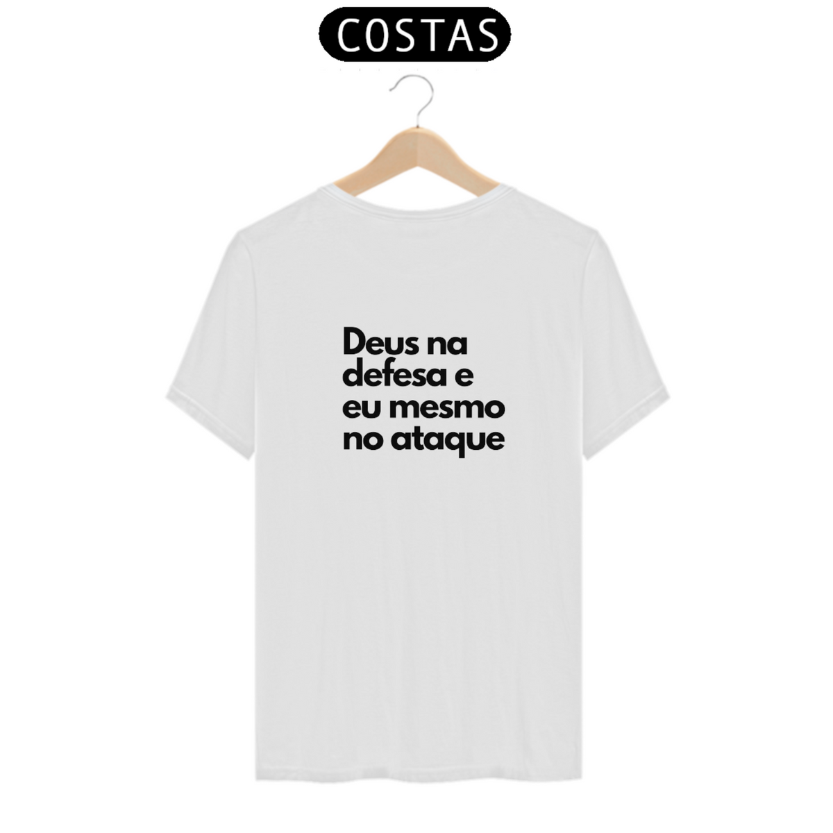 Nome do produto: Camisa Premium Deus na Defesa