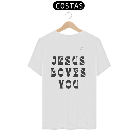 Camisa Premium Jesus Loves You