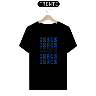 Camisa Jesus in Blue - Estampa Frontal