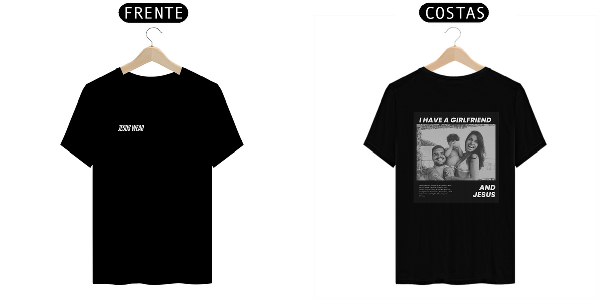 Nome do produto: Camisa Black Personalizada - Drop dos namorados