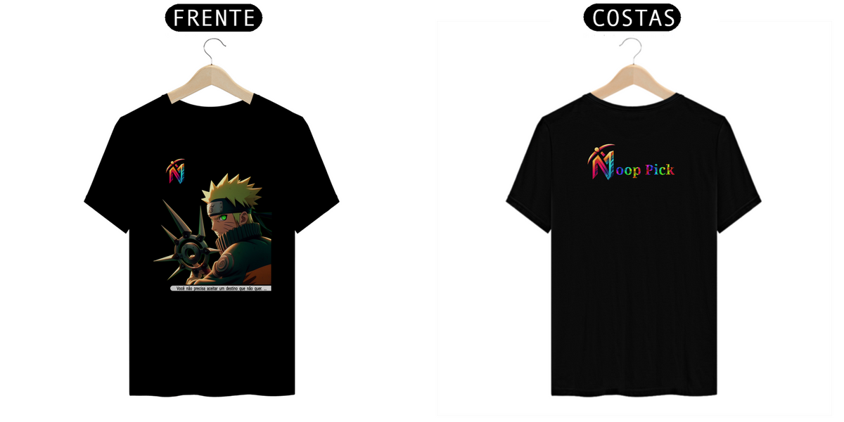 Nome do produto: Camiseta Quality - Naruto Destino / Naruto /