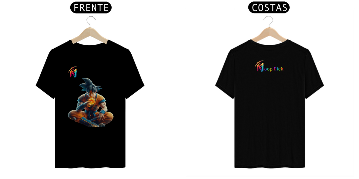 Nome do produto: Camiseta Quality - Goku Realista / Dragon Ball /