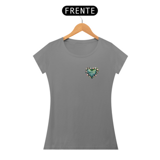 Nome do produtoCamiseta Coração Vegano Baby Look