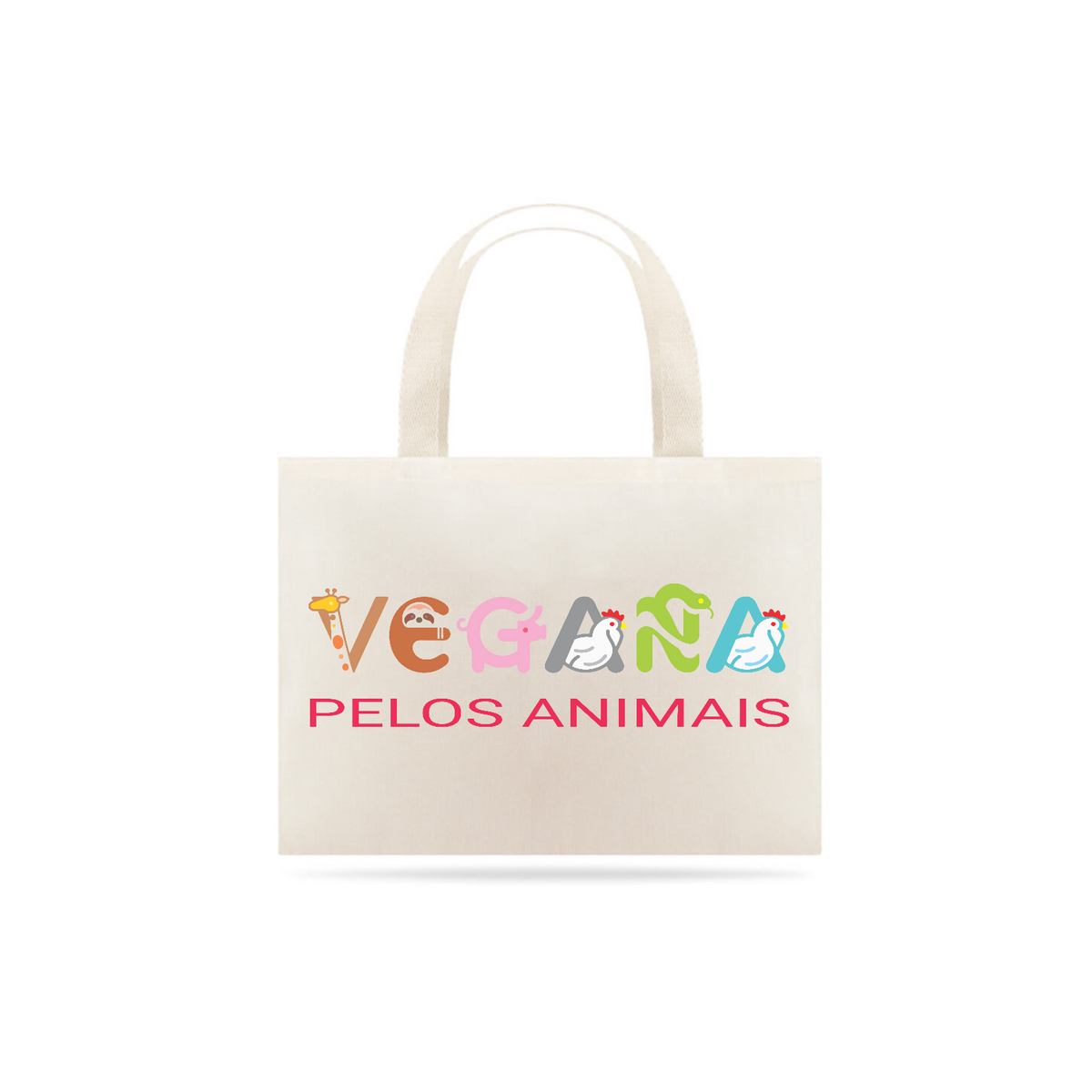 Nome do produto: Eco Bag Vegana pelos Animais