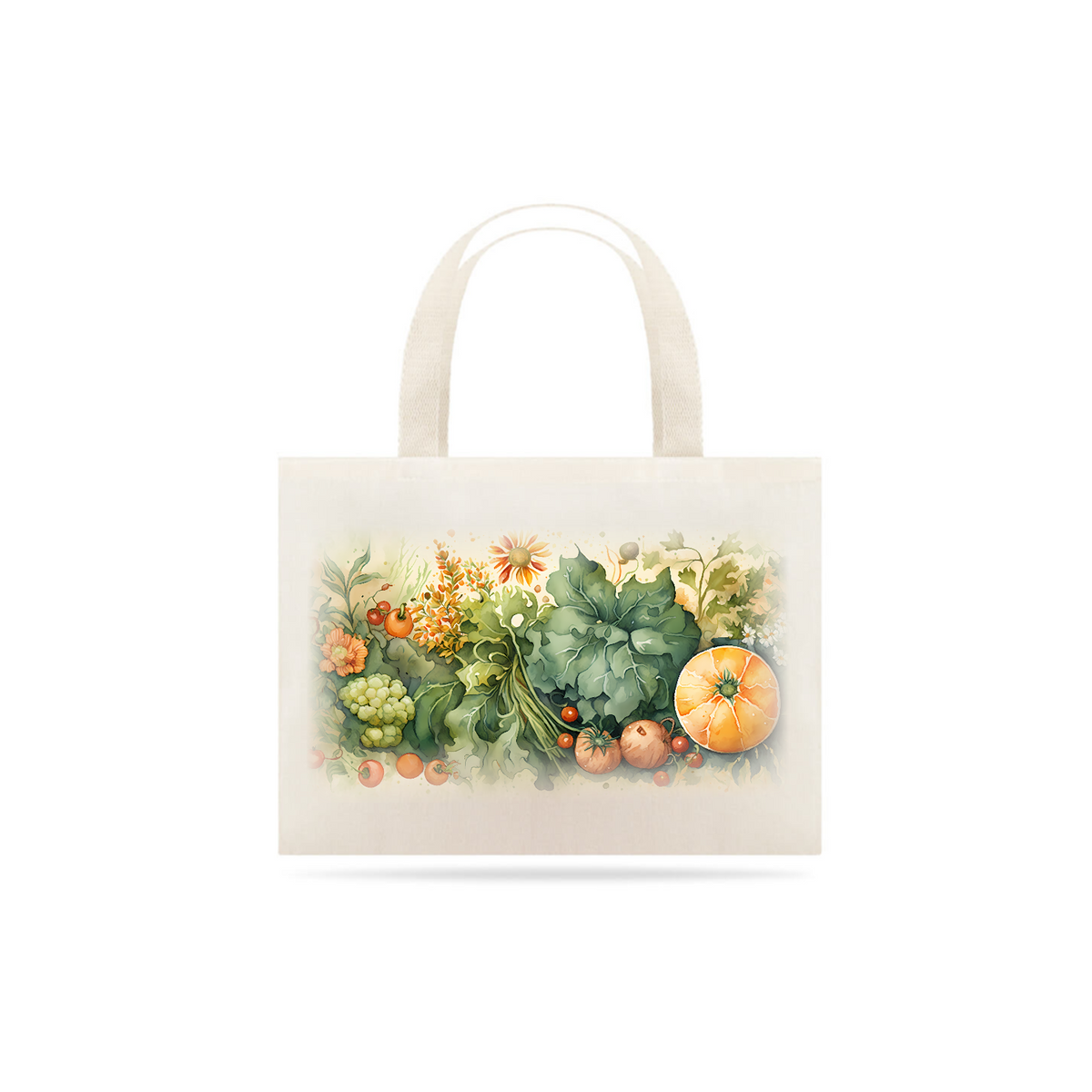 Nome do produto: Eco Bag Abóbora com tomatinhos