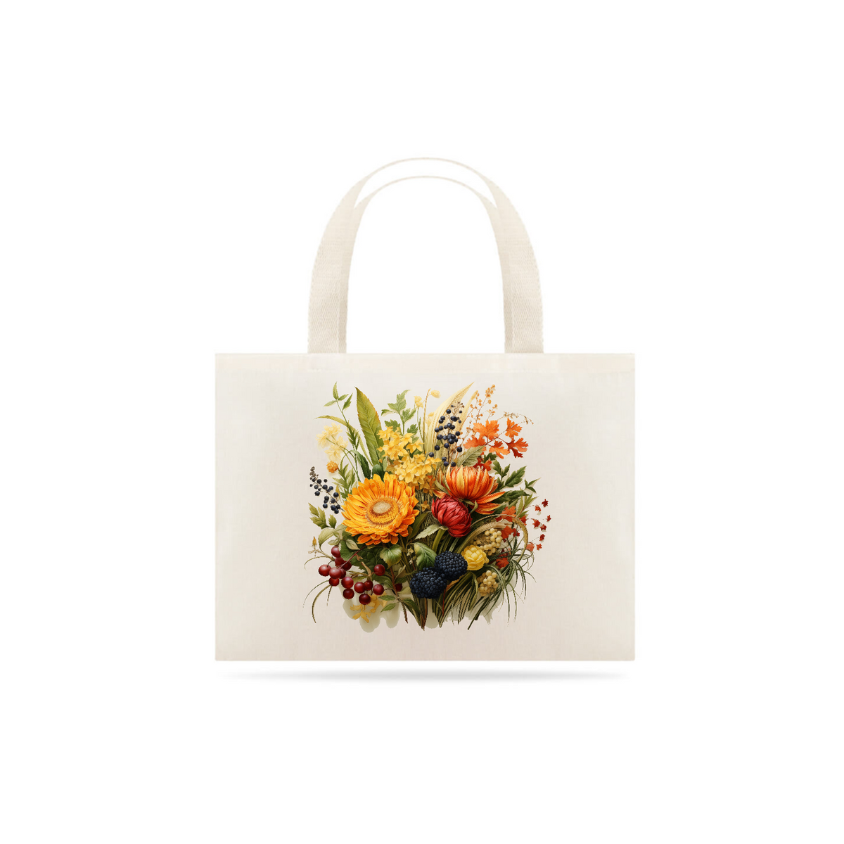 Nome do produto: Eco Bag Flores e Bagas