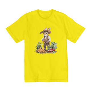 Nome do produtoCamiseta Coelho na Horta Infantil