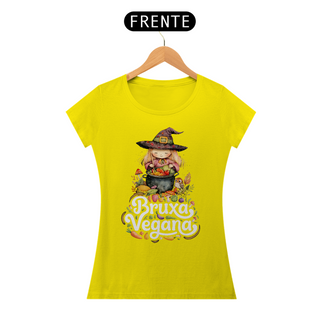 Nome do produtoCamiseta Bruxa Vegana Baby Look 