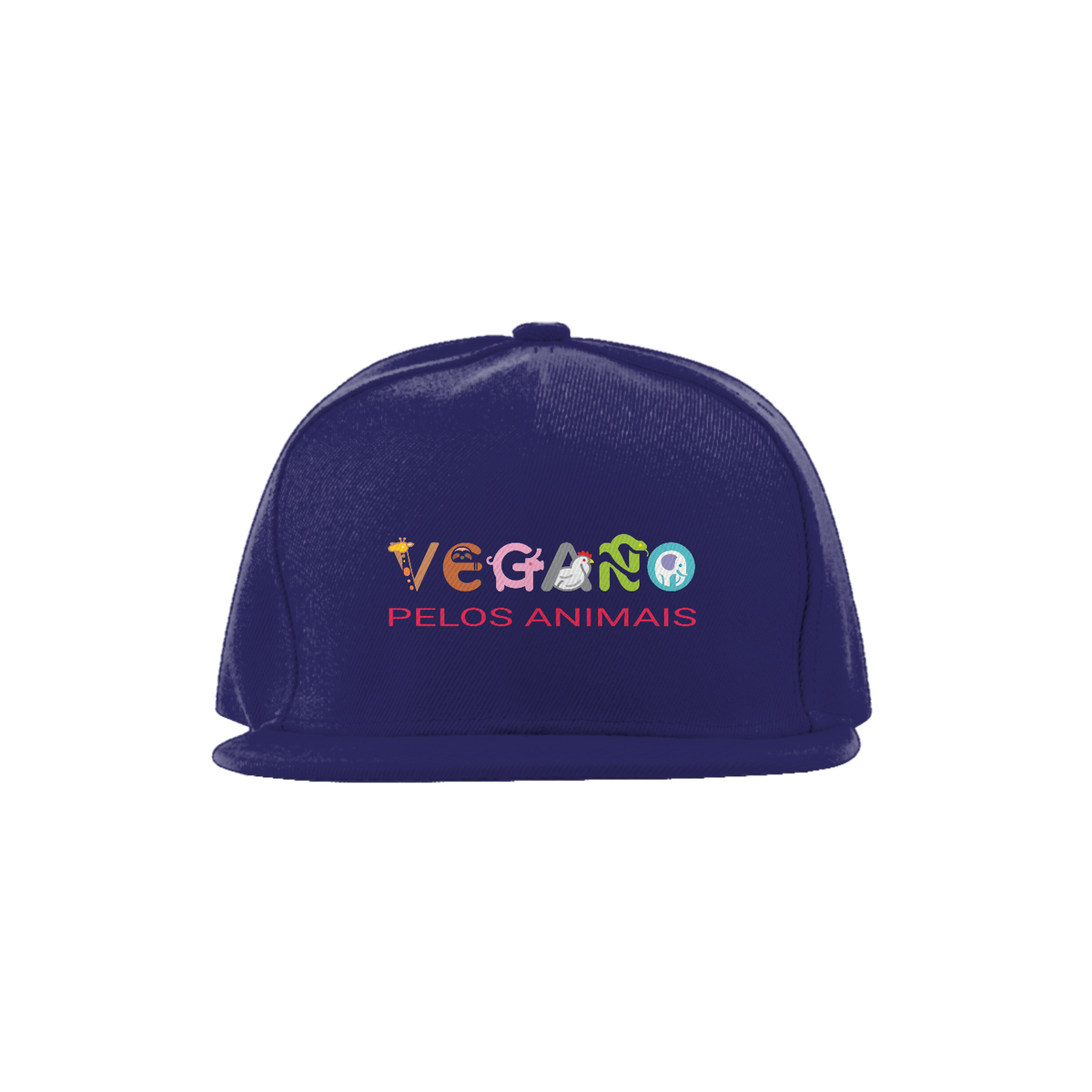 Nome do produto: Boné Vegano pelos Animais - modelo Quality sem tela