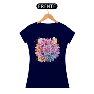 Nome do produtoCamiseta Baby Look Mandala Splash