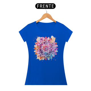 Nome do produtoCamiseta Baby Look Mandala Splash