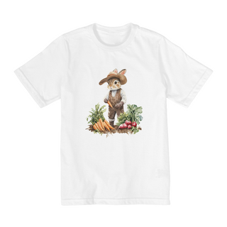 Nome do produtoCamiseta Coelho na Horta Infantil