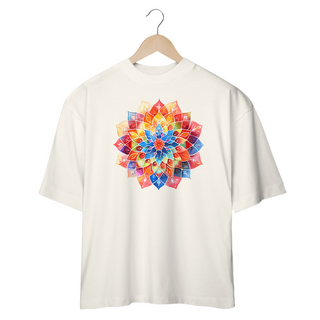 Nome do produtoCamiseta Oversized Mandala Harmonia Eterna