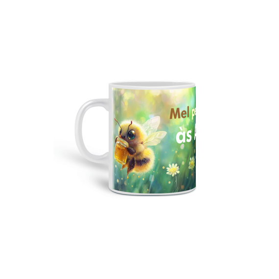 Caneca Mel pertence às Abelhas