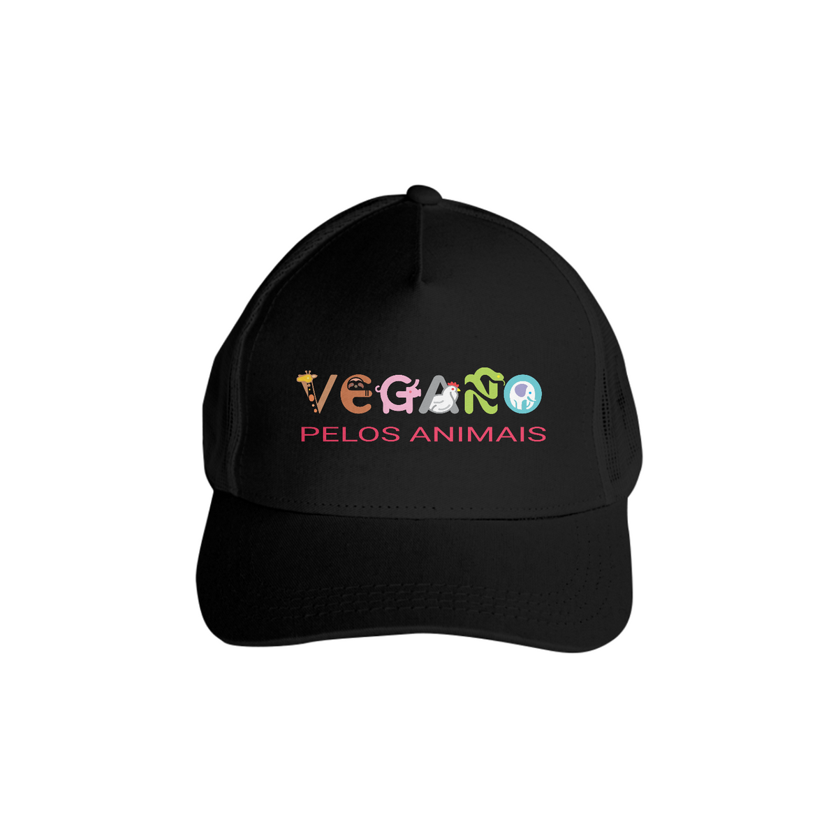 Nome do produto: Boné Vegano pelos Animais - Prime Confort Sem tela