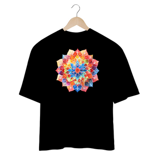 Nome do produtoCamiseta Oversized Mandala Harmonia Eterna