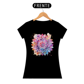 Nome do produtoCamiseta Baby Look Mandala Splash