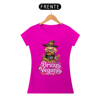 Nome do produtoCamiseta Bruxa Vegana Baby Look 