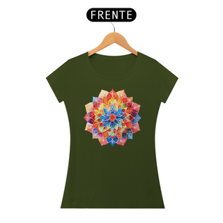 Nome do produtoCamiseta Baby Look Mandala Harmonia Eterna