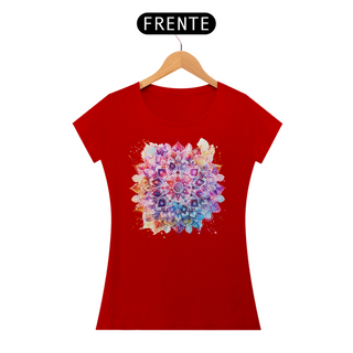 Nome do produtoCamiseta Baby Look Mandala Splash